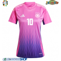 Maglie da calcio Germania Jamal Musiala #10 Seconda Maglia Femminile Europei 2024 Manica Corta